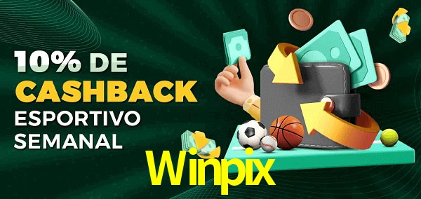 10% de bônus de cashback na Winpix